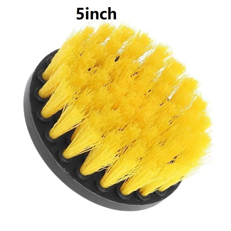 Drill Brush Attachment Set Power Scrubber Wash Cleaning Brushes Tool Kit with Extension for Clean Car Wheel Tire Glass Windows