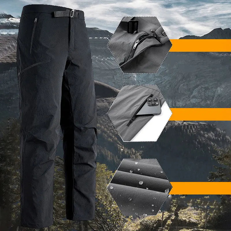 Hiking Pants Waterproof Men's Casual CampingThin Mountaineering Men Autumn Outdoor Male Trousers Sports Casual Pants
