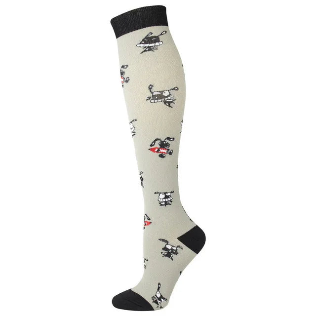 Compression Stockings Men Women Crossfit Golfs For Running Anti-slip Outdoor Sports Compress Nursing Varicose Veins Anti Fatigue