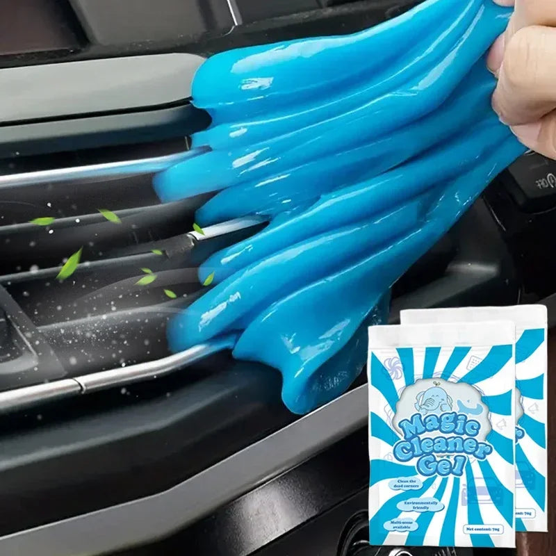 Car Cleaning Gel Slime Magic Mud Auto Interior Computer Keyboard Dirt Clean Dust Remover Gel Car Wash Interior Cleaning Tools