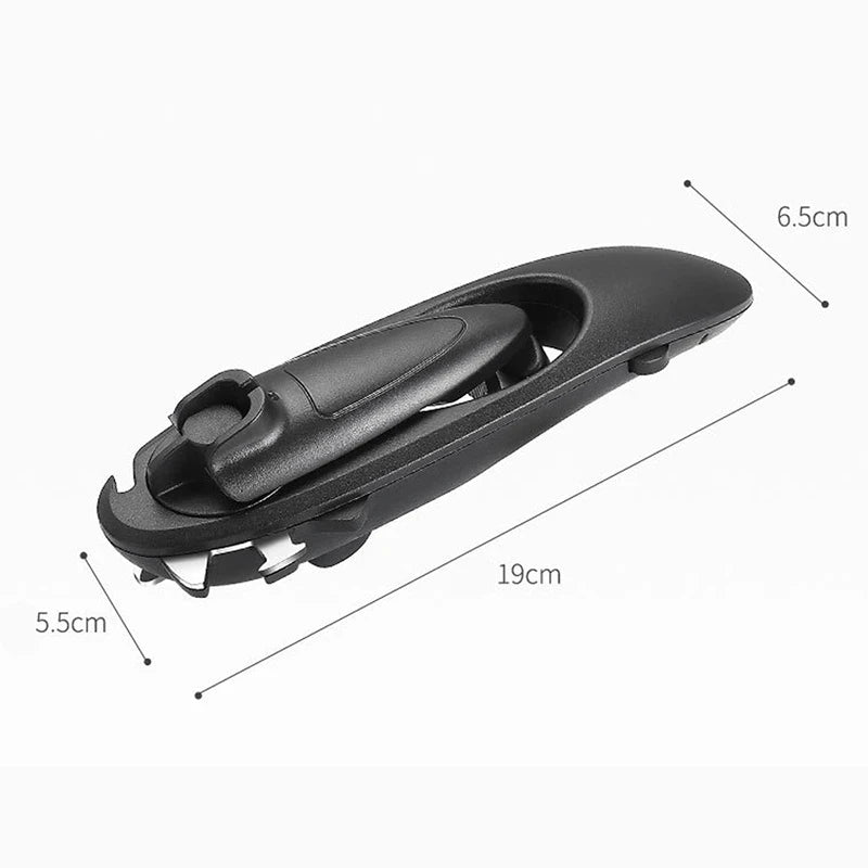 LMETJMA Multifunctional 8 in 1 Manual Can Opener Ergonomic Bottle Opener with Rotary Handle Portable Beer Wine Openers JT06