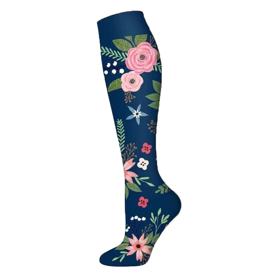 Men Women Compression Sock for Leggings Breathable Running Pressure Soccer Adult Edition Network Pressure Nurse Socks