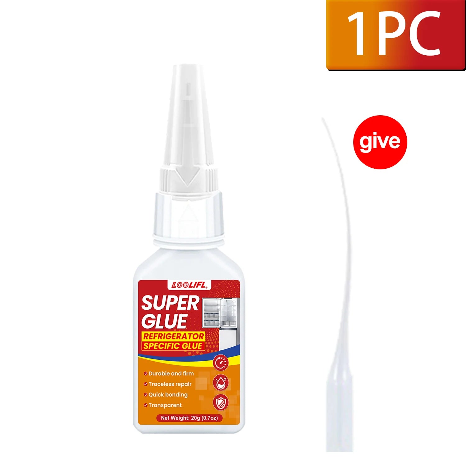 1-10PCS Super Glue Super Strong Adhesive, Suitable for Instant Transparent Adhesive of Plastics, Metals, Wood, Crafts, Glass, Ce