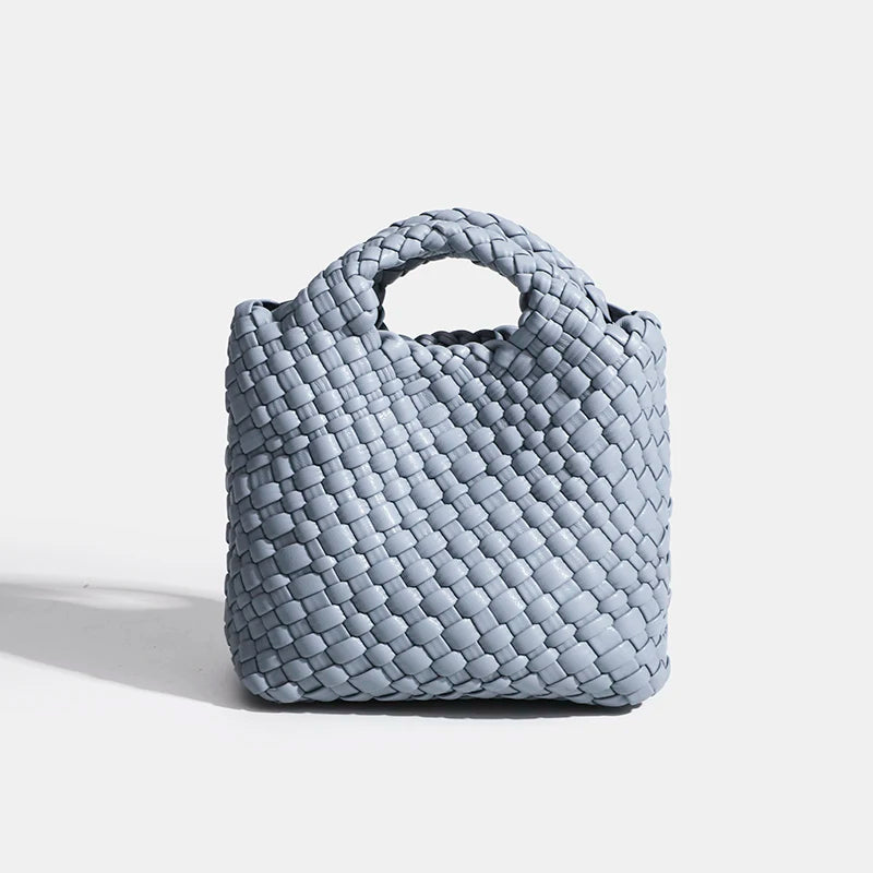 Women Handbag Fashion Woven Pattern Small Pu Leather Tote Bag Retro Top Handle Bag Casual Daily Commute Shopping Portable 2026