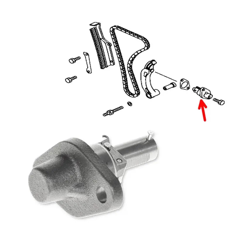 Car Hydraulic Timing Chain Tensioner + Upper Chain Guide + Gasket Kits For 3.2 Di-D Pajero Shogun 4M41 4M42