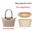 Bag Organizer Insert For Longchamp Durable Fashion Wateproof Gift Bag Support Storage Inner Modification Bag Accessories