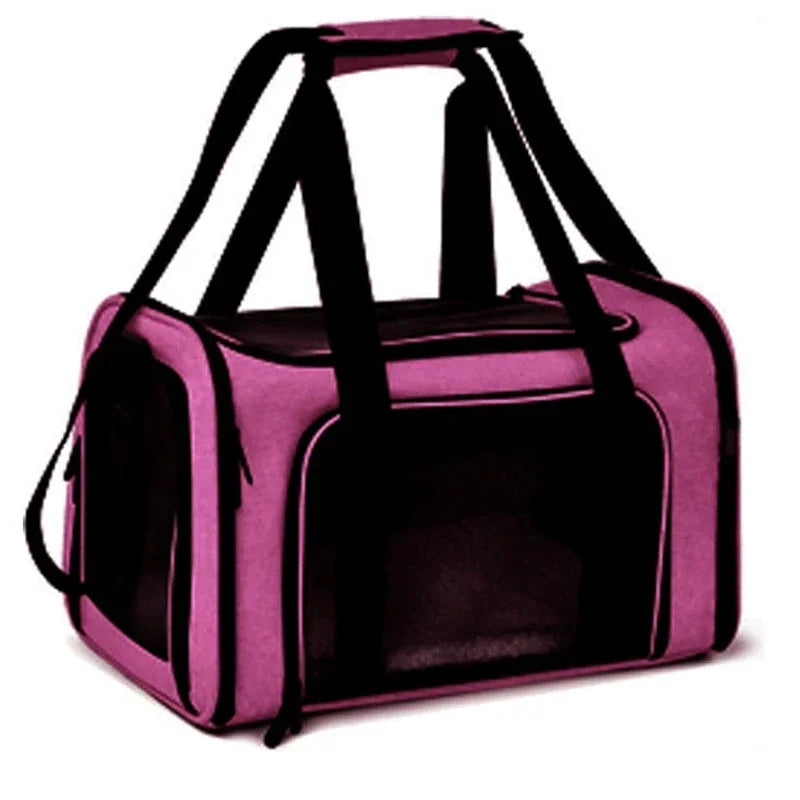 Pet Carriers Backpack Portable Breathable Foldable Shoulder Bag Cat Dog Carrier Bags Outgoing Travel Pets Handbag Transport Bag