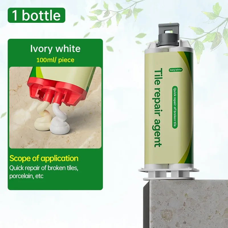 Patch tile cracks ceramic glaze repair agent fast-drying ceramic tile repair agent broken floor tile patch pothole paste