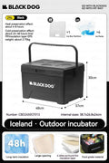 BLACKDOG 13L/25L Mobile Thermal Box Large Capacity Cooler Box PP Material Camping Outdoor Car Ice Picnic Portable Incubator Box