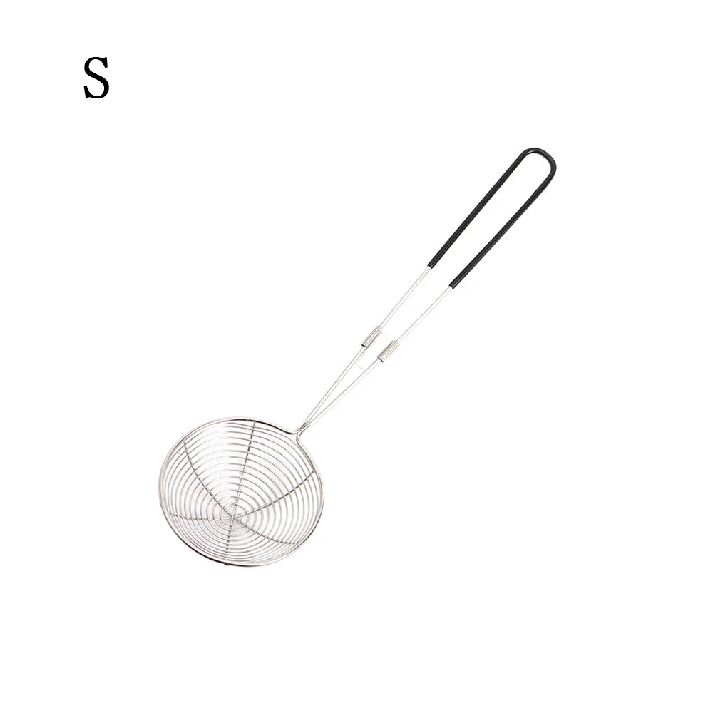 Multifunction Long Handle Sifting Home Kitchen Gadget Colander Spider Strainer Skimmer Spoon Cooking Tool