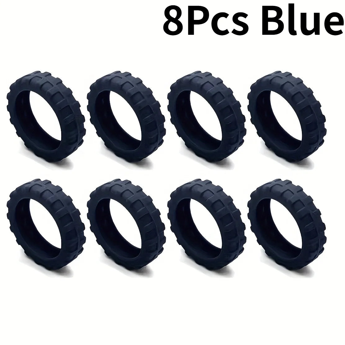 8pcs/set Silicone Luggage Wheel Protective Covers, Scratch Protection Covers for Universal Wheels.Essential Travel Accessorie.