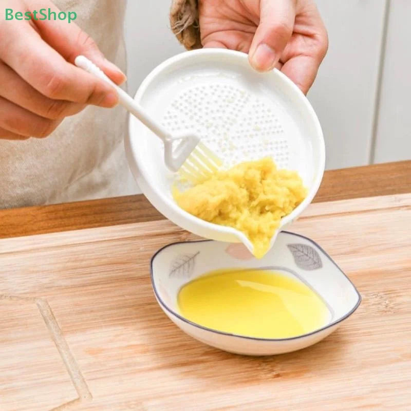 ♥♥♥White Ceramic Manual Grinding Tool, Garlic And Ginger Paste Grinding Plate