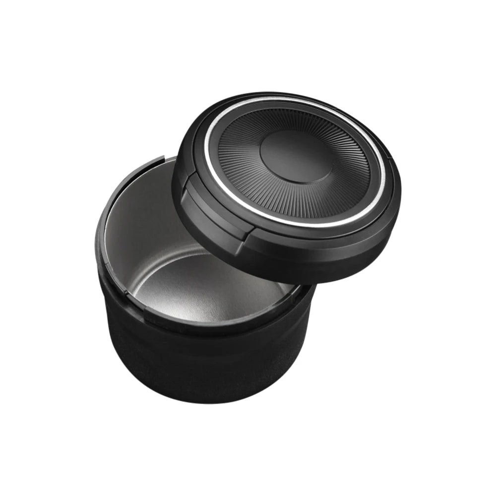 Universal Car Ashtray With LED Light Auto Car Smell Proof Fireproof Portable Auto Ashtray Flame Retardant Cigarette Holder Box