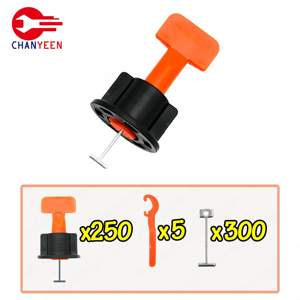 Ceramic Leveler Wall Floor Tile Leveling System Clips Spacers Porcelain Kit for Tile Laying Fixing Construction Tools Building