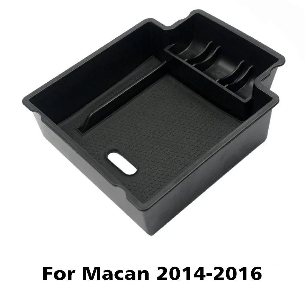 Car Central Console Armrest Storage Box For Porsches Macan 95B 2014-2024 Auto Interior Tidying Accessories Organizer Containers
