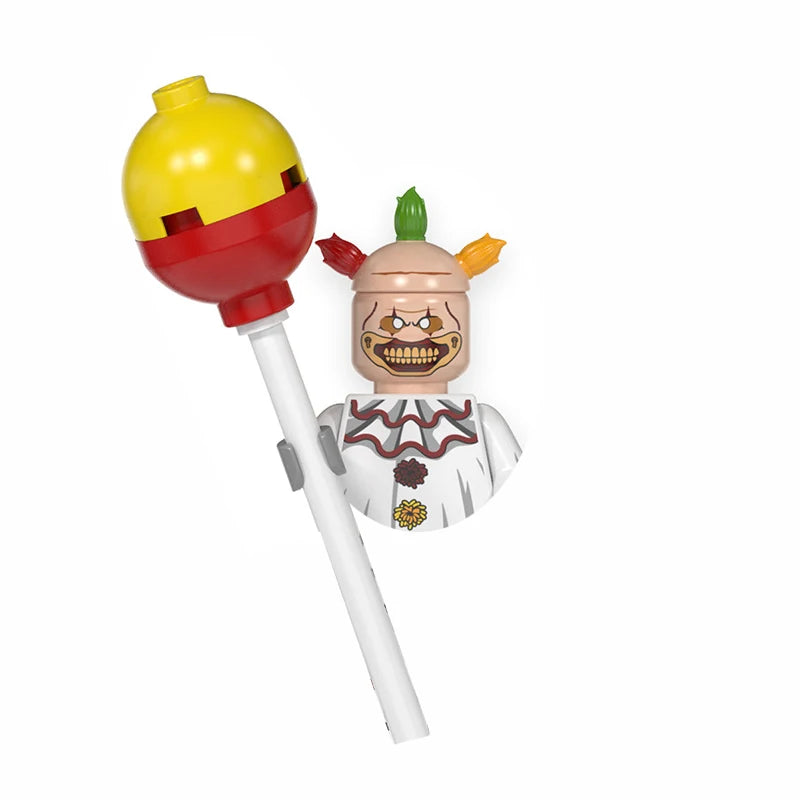 WM839 Horror Movie Zombie Building Blocks Bricks Dolls Mini Action Toy Figures Assemble Blocks Kids Gifts