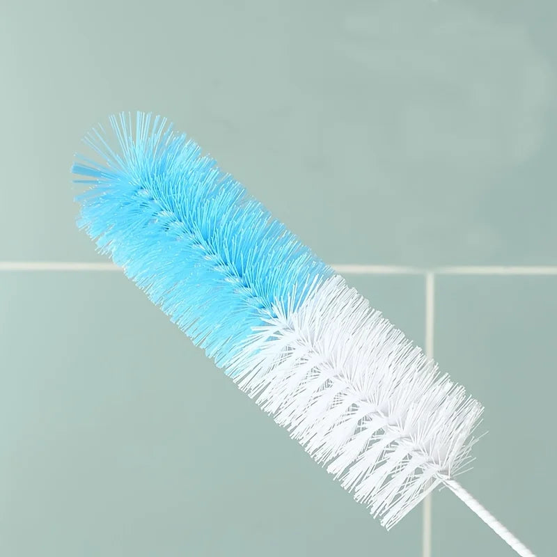 Long Handle Cup Brush,Kitchen Glass Bottle Cleaning Brush,Milk Bottle Tea Cup Scrubber,No-Electricity Required Cleaning Tool