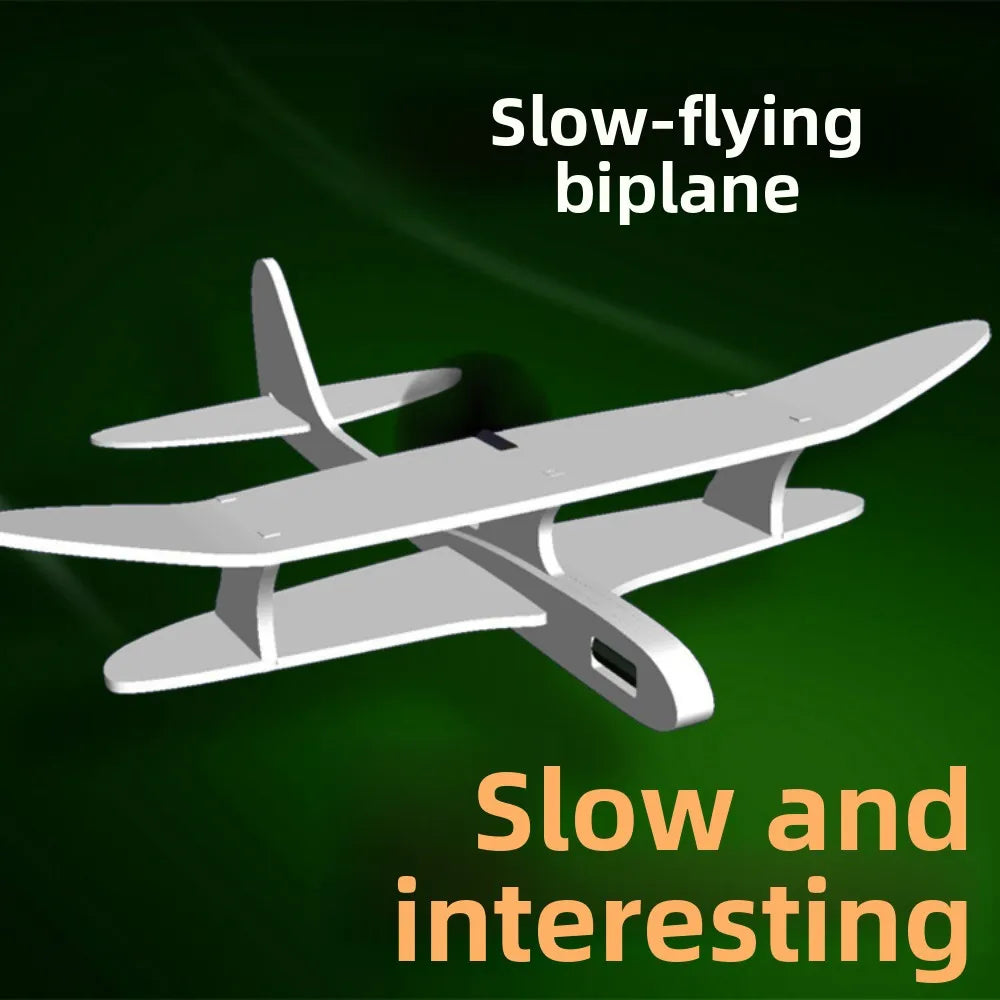 PP Foam Double Wing Airplane Ligthweight School Science Textbook Tool Glider Hand Throw Plane EPP Bubble Plane For Outdoor