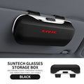 Car Eyewear Case Box Sunglasses Holder Sun Visor Storage Protective Frame Box Glasses Clip For Honda Civic 7 8 9 10 11Th Gen