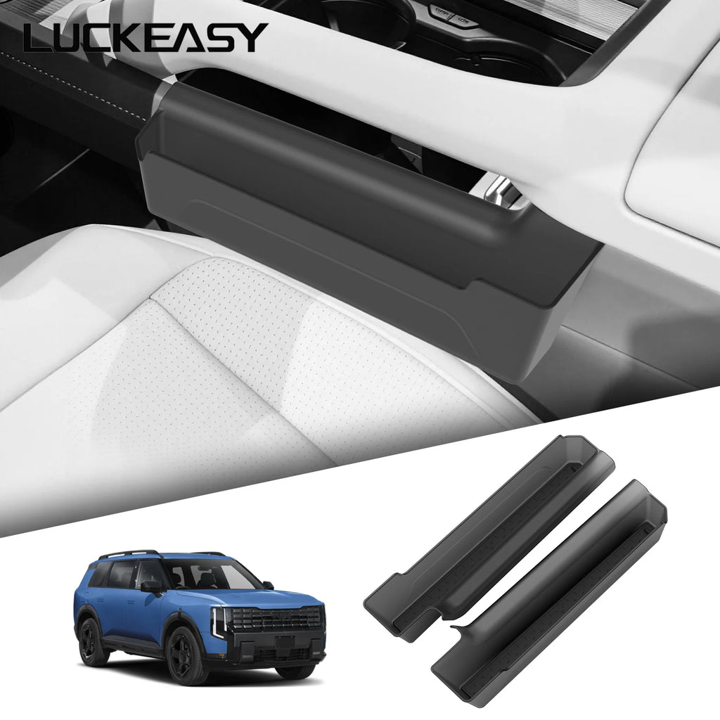 LUCKEASY for Kia Telluride 2027 Car Storage Box Interior Accessories Central Console Both Side Hanging Storage Tidying Case