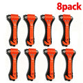 1/8PCS Emergency Escape Hammer, Car Safety Tool with Seat Belt Cutter & Window Breaker, Red Survival Tool for Camping Driving