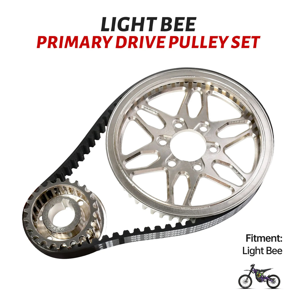 Motorcycle Upgrade Primary Transmission Gear Wheel Pulley Assembly Drive Pulley Set for Surron Light Bee X Electric Dirt Bike