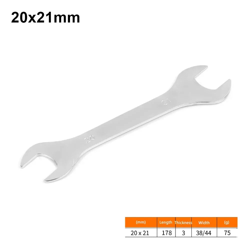 New 1Pcs 3mm Ultra-thin Thin Open End Wrench Hi-Spec Steel Flat Wrench Tool 6-32mm Multi-Function Double-end Fixed Spanner