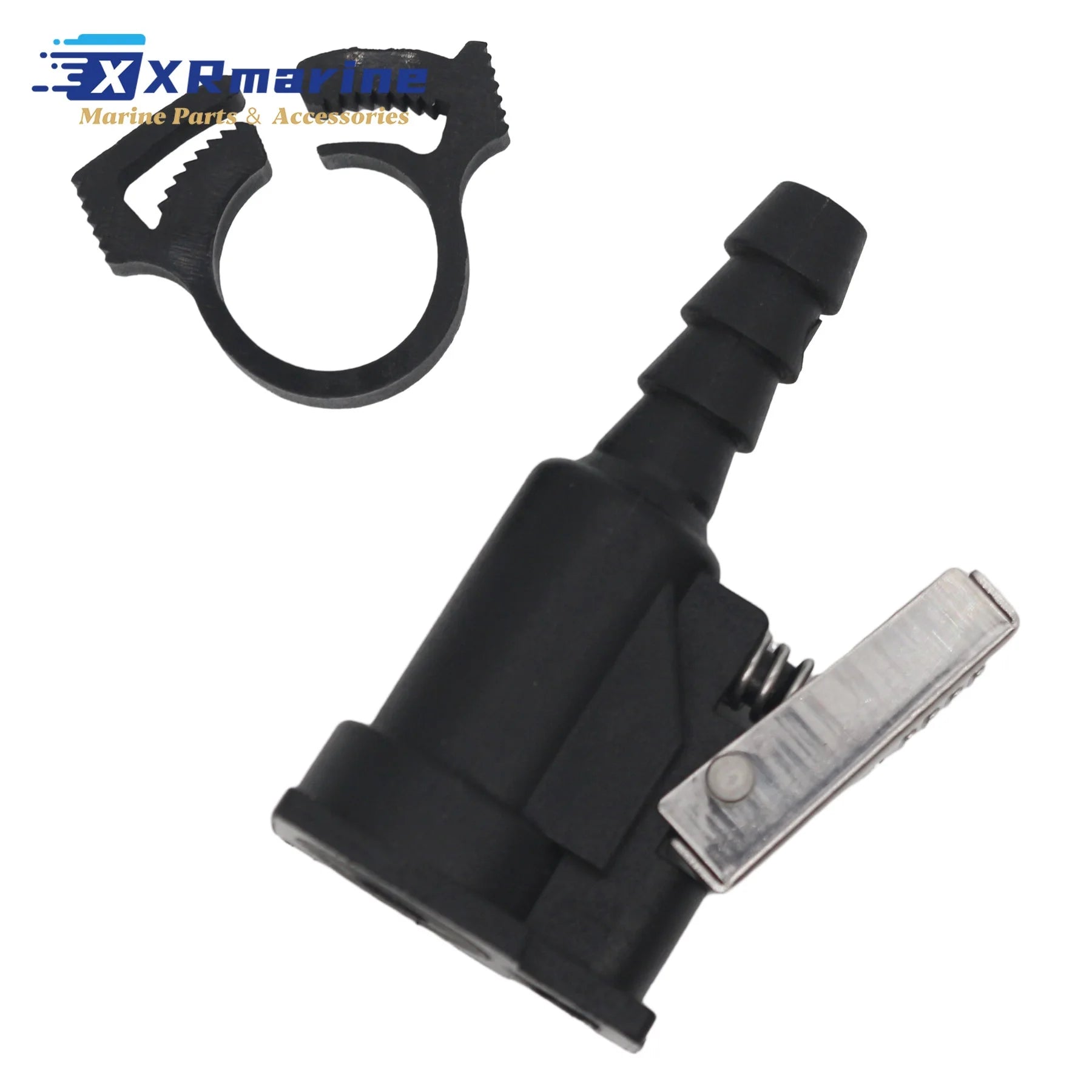 174508 8mm 5/16" Fuel Line Connector Fits for Johnson Evinrude 2.5 To 250 HP Outboard Engines Replaces 176745 775640