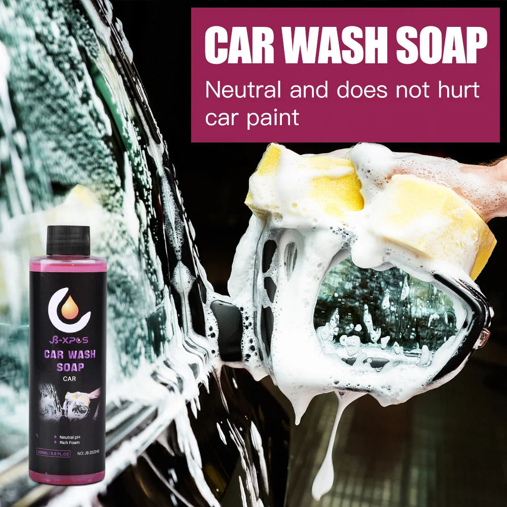 JB 43 Car Washing Liquid Auto Cleaning Shampoo High Foam Soap Powder Windshield Wash Tools Multifunctional Cleaning Accessories