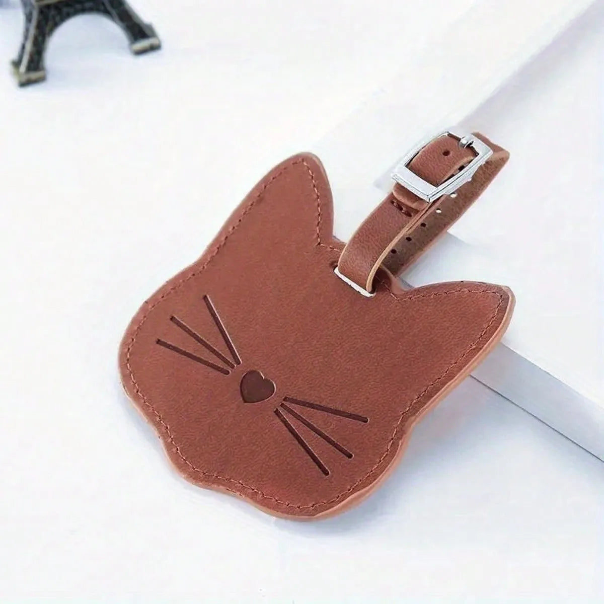 Macaron Colored Cat Paw Luggage Tag Check-in Anti Loss Ornament, Containing Various Types of Luggage Tags