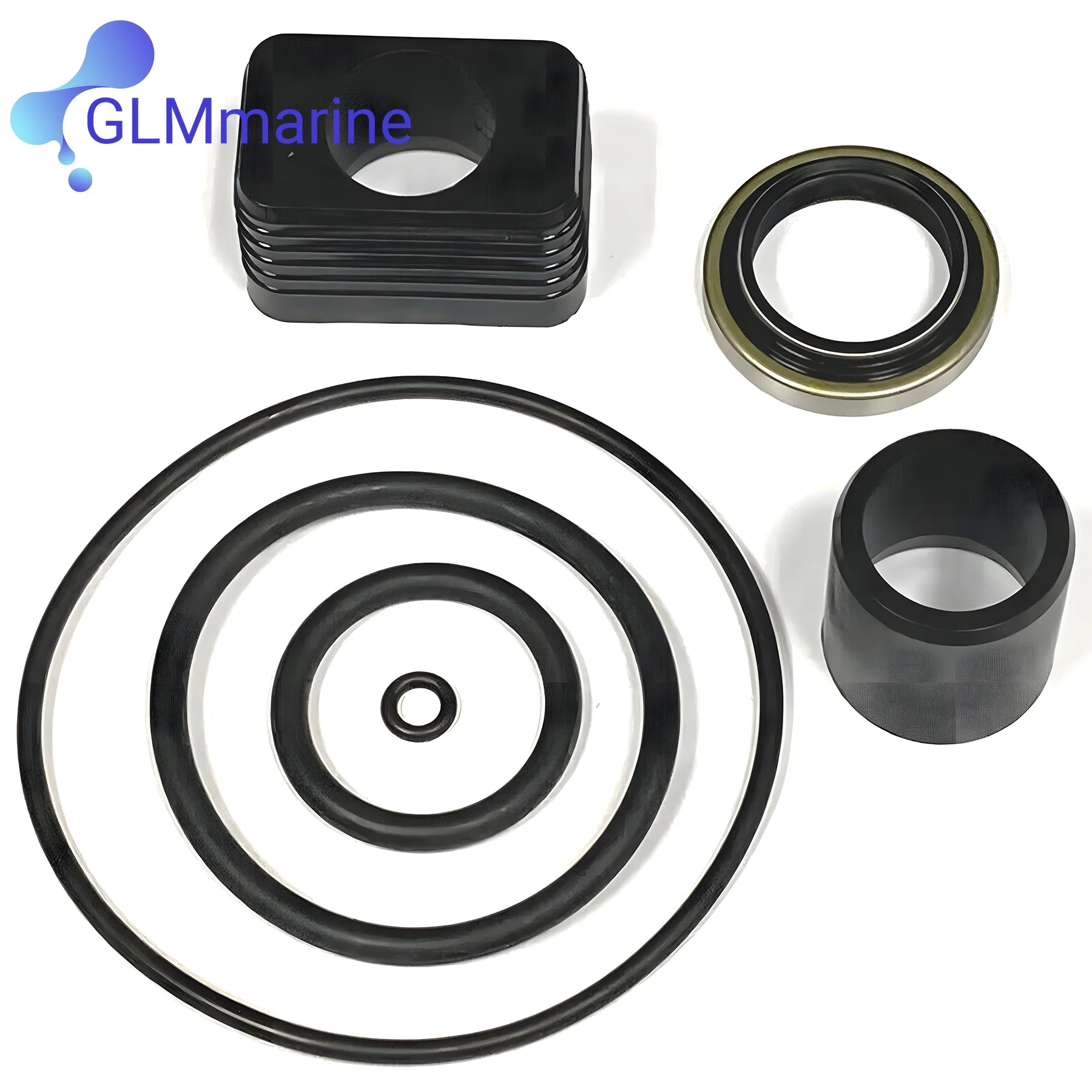 For OMC Cobra Seal Kit 3855275 for OMC Cobra Sterndrives 1994 1995 1996 1997 1998 Replaces 18-2598 3854595 3852315 3863090