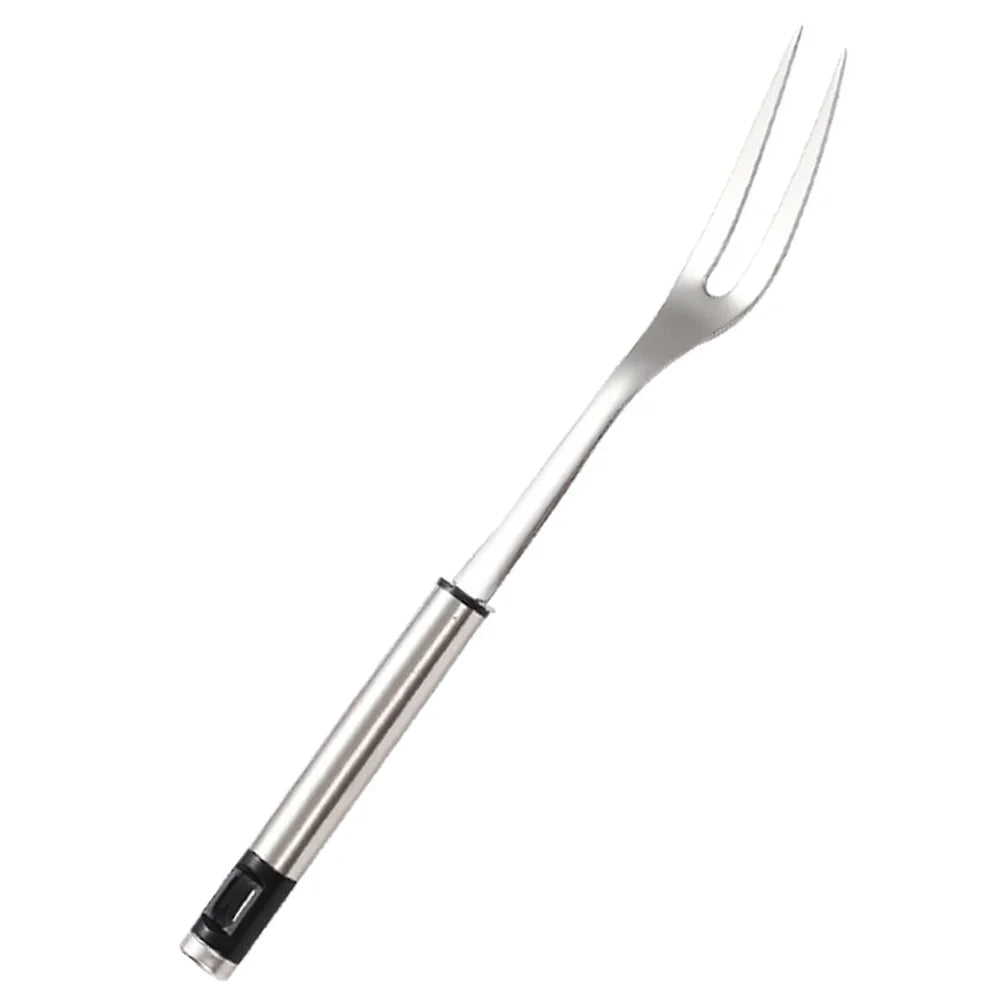 Cooking Meat Fork Stainless Steel Barbecue Spit Kitchen Equipment Spoon and Spatula Bbq