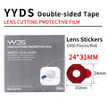 High Quality Double-sided Sticker Pastilles For Lens Adhesives Tape Red Protecting Glasses Processing Blocking Pads Optical