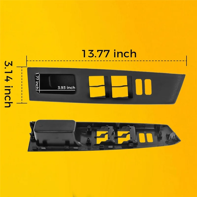 M64K-Car Front Window Switch Control Panel Cover For Toyota Yaris 2012-2014 Car Accessorie