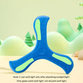 Luminous Boomerang Toy Three-leaf Returning Flying Disc Safe Soft Outdoor Sports Game for Kids Adults Parent-Child Interaction