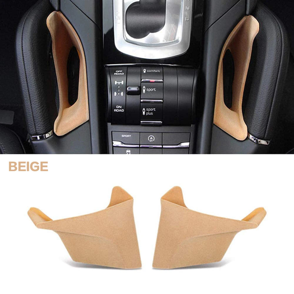 2PCS Car Center Console Seat Crevice Storage Box Bag Interior Decoration Accessories For Porsche Cayenne 958 92A MK2 2011 - 2018