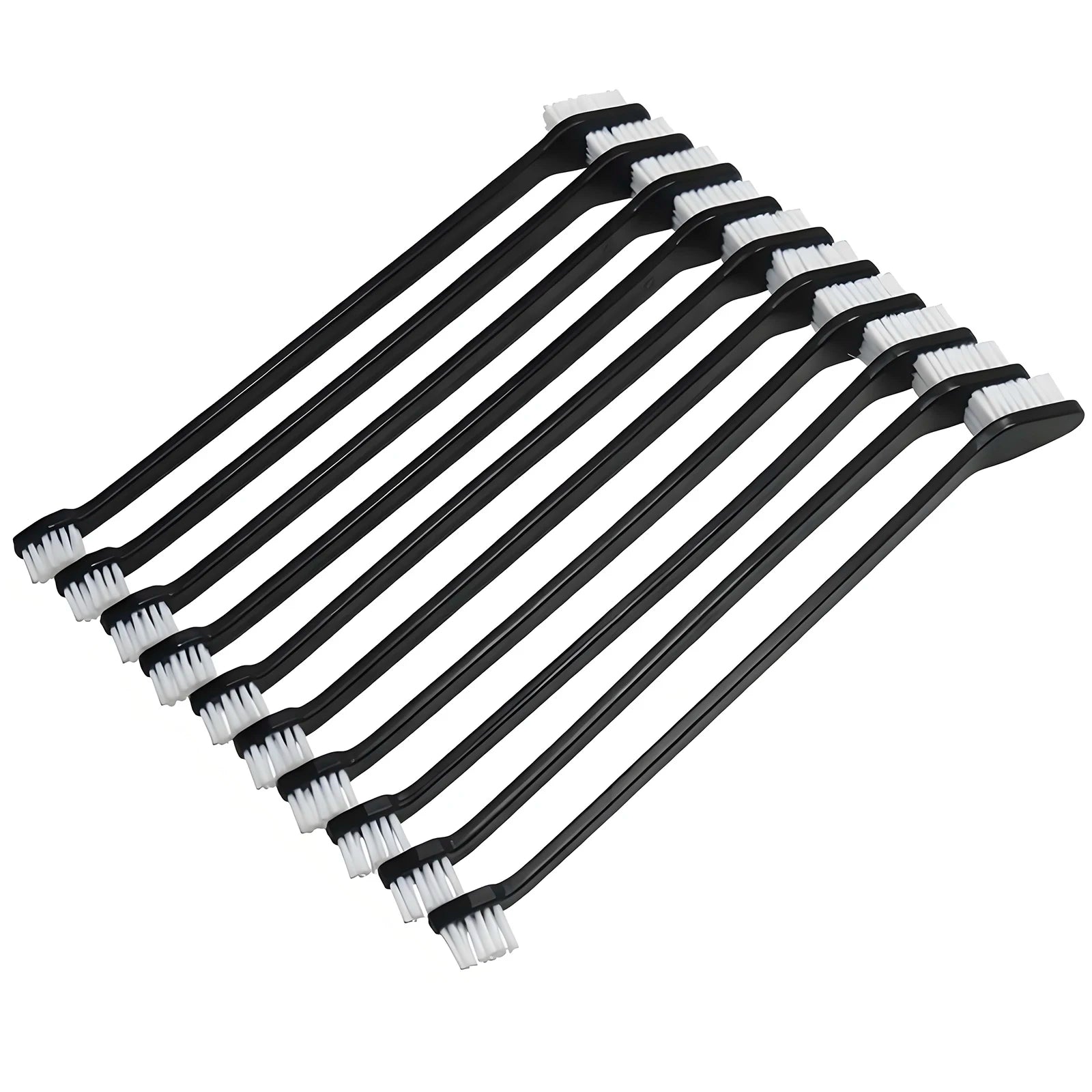 1~10 Pcs Car Double-head Detail Brush Hard Burrs Tire Wheel Brush Car Cleaning Crevice Brush Car Cleaning Tools
