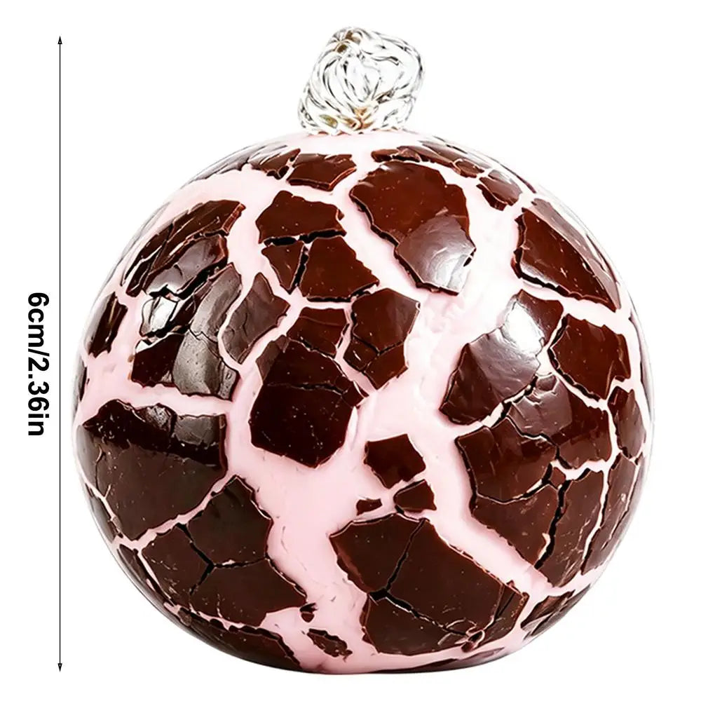 Slow Rising Squeeze Cracked Balls Fidget Toys Wax Coating Soft Stress Relief Sensory Fidget Toy Soothing Relieving Stress