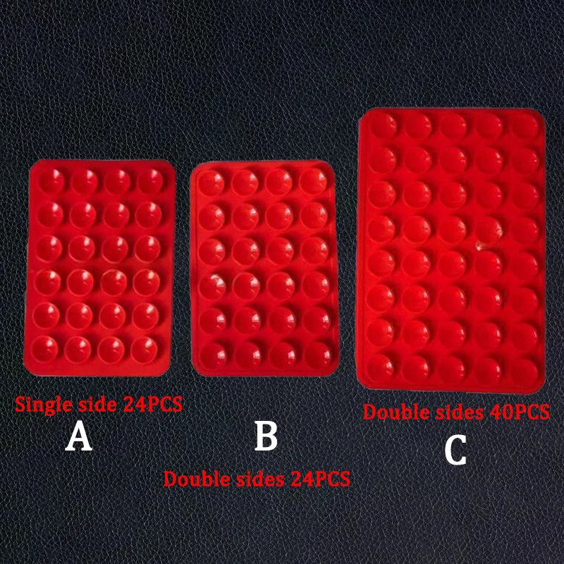 Silicone World Square Silicone Mobile Phone Fixing Suction Cup Car Mounted Bracket Phone Case Universal Anti Slip Suction Cup