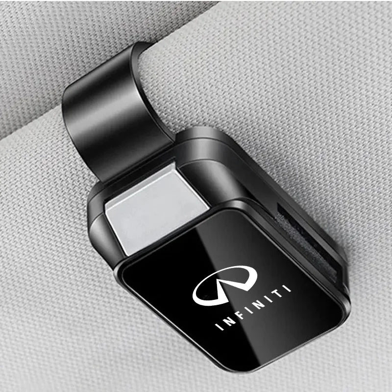 Car Sun Visor Carbon Glasses Sunglasses Clip Holder case Storage for INFINITI QX60 QX80 QX50 QX55 Q50 Q60 QX70 Q70 assecories