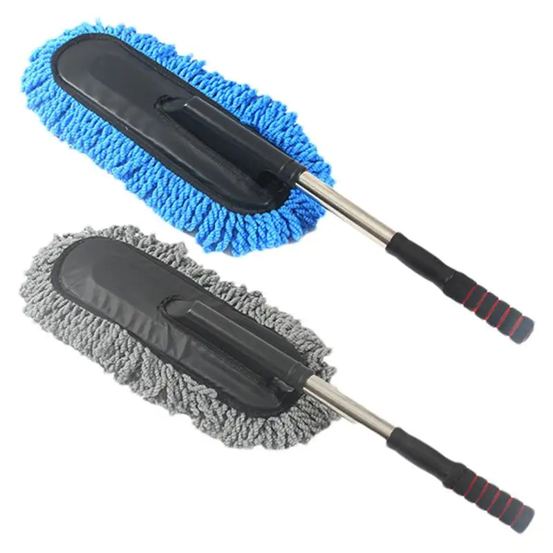 Car Washing Mop Telescopic Handle Dust Remover Wax Brush Microfiber Car Duster Cleaning Brush Soft Duster Brushes for auto Clean