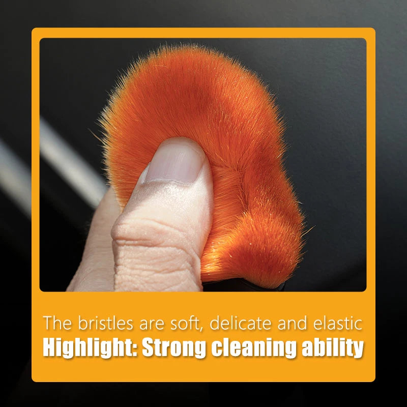 For Morris Garages MG HS ZST ZS MG3 MG5 MG6 MG7 GT GS Hector ZX EZ Car Dust Sweeping Soft Brush Washing Tools Gap Cleaning Brush