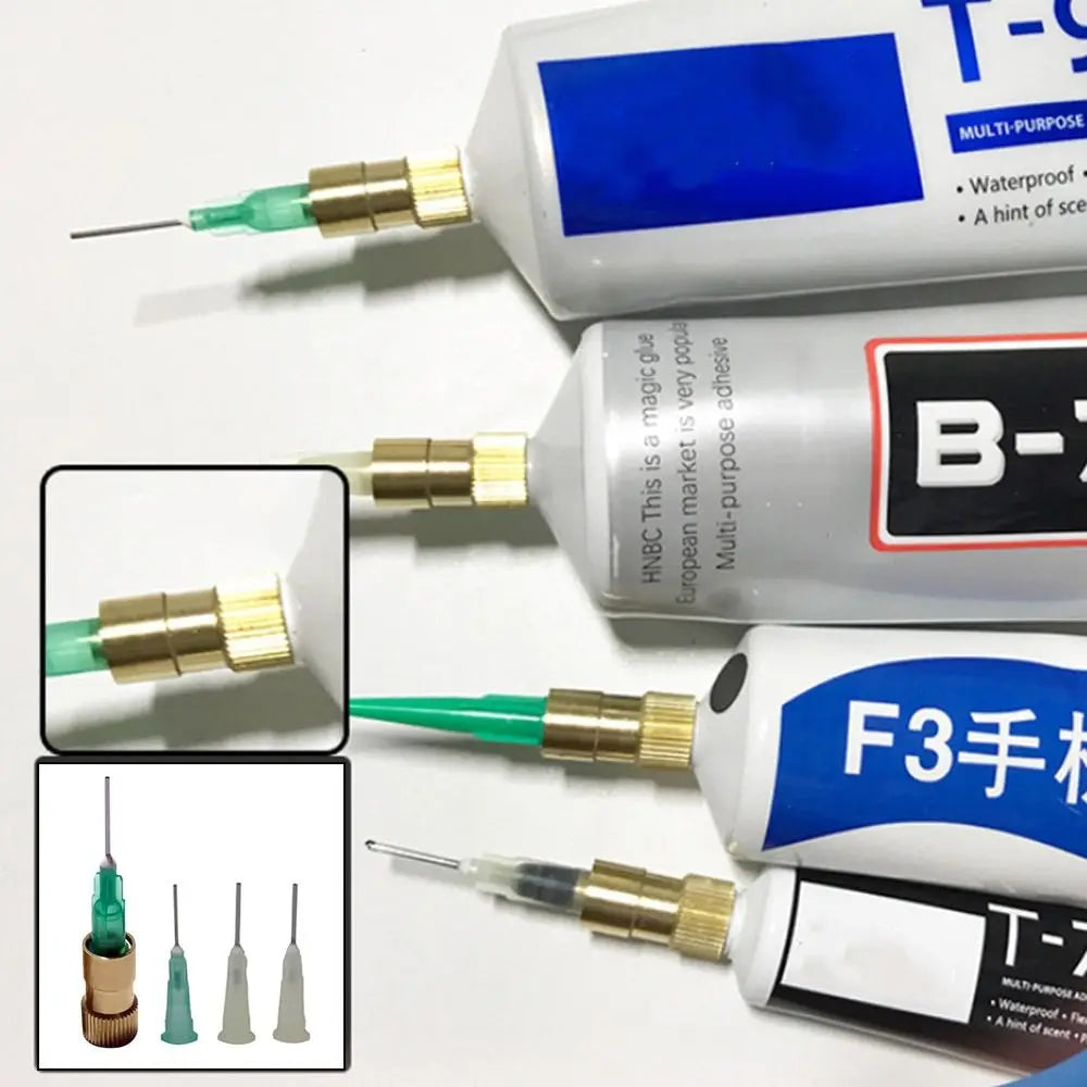 Q9 Glue Dispensing Nozzle Adapter for B7000/T7000/T8000 Glue Outlet Adjustable Size Dispensing Head