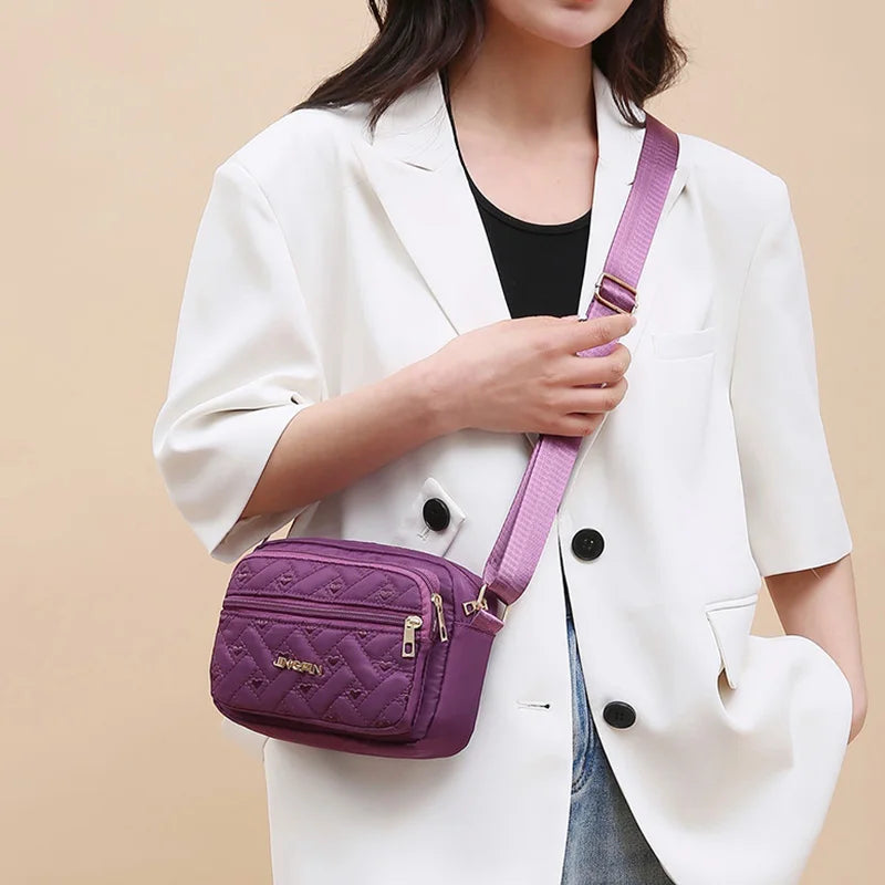Neutral style backpack for men and women, cross-body bag, lightweight and casual shoulder bag, travel canvas small bag