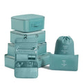 Dormitory Student Multi-Compartment Travel Storage Set Packing Cubes Organizer Bag for Clothes Toiletries Shoes Clothing