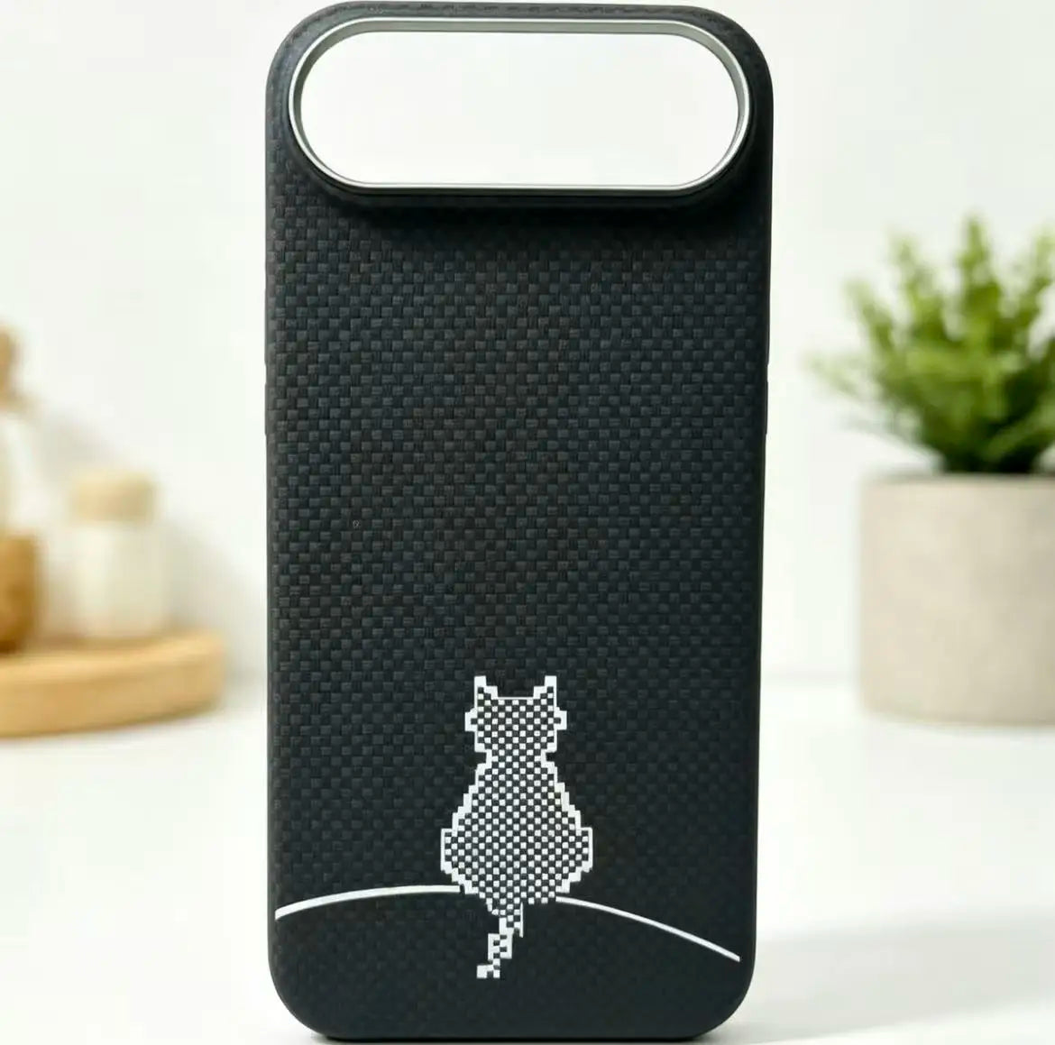 For IPhone Air 17 Air Ultra Slim Lightweight Aramid Carbon Fiber Case Strong Magnetic MagSafe Case Aramid Fiber Cover