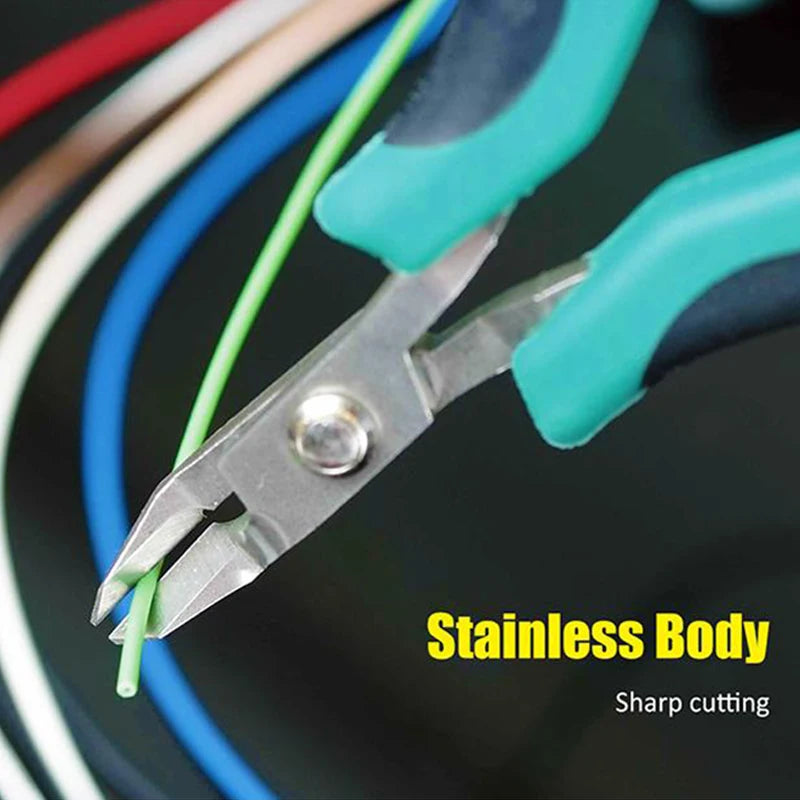 Pro'skit Stainless Steel Precision Cutting Pliers Side Cutter Suitable for Electronics Jewelry Fishing Professional Tools Pliers