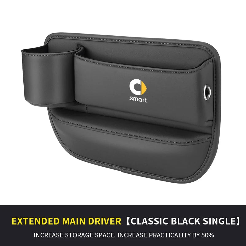 Smart Fortwo 451 450 453 EQ Forfour Coupe Cabrio Crossblade Car Seat Sewn Gap Crevice Slot Storage Box Cup holder Accessories