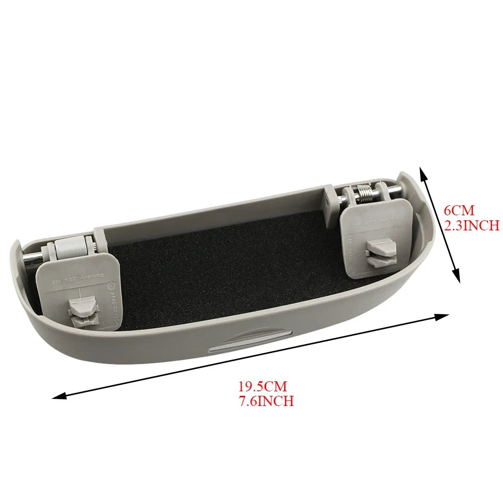 Car Glasses Case for Audi A3 A4 B6 B8 A6 C6 80 B5 B7 A5 Q5 TT 8P 100 8L C7 8V A1 S3 Q3 A8 B9 A7 2013-2023 Sunglasses Box Holder