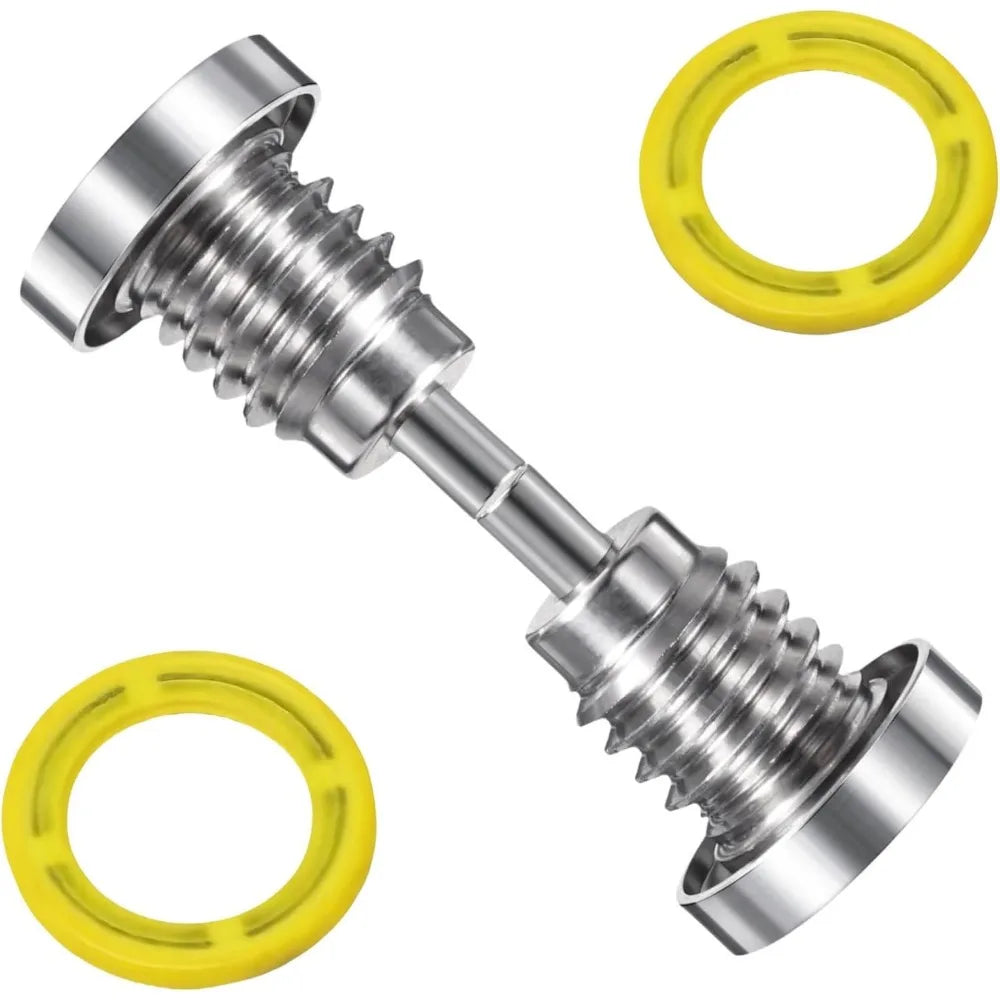 2 Pcs Magnetic Outdrive Gear Case Drain Plug Screw with Gasket For Mercruiser Stern Drive Alpha 1 Gen 1  2 R MR TR 22- 8M0058389